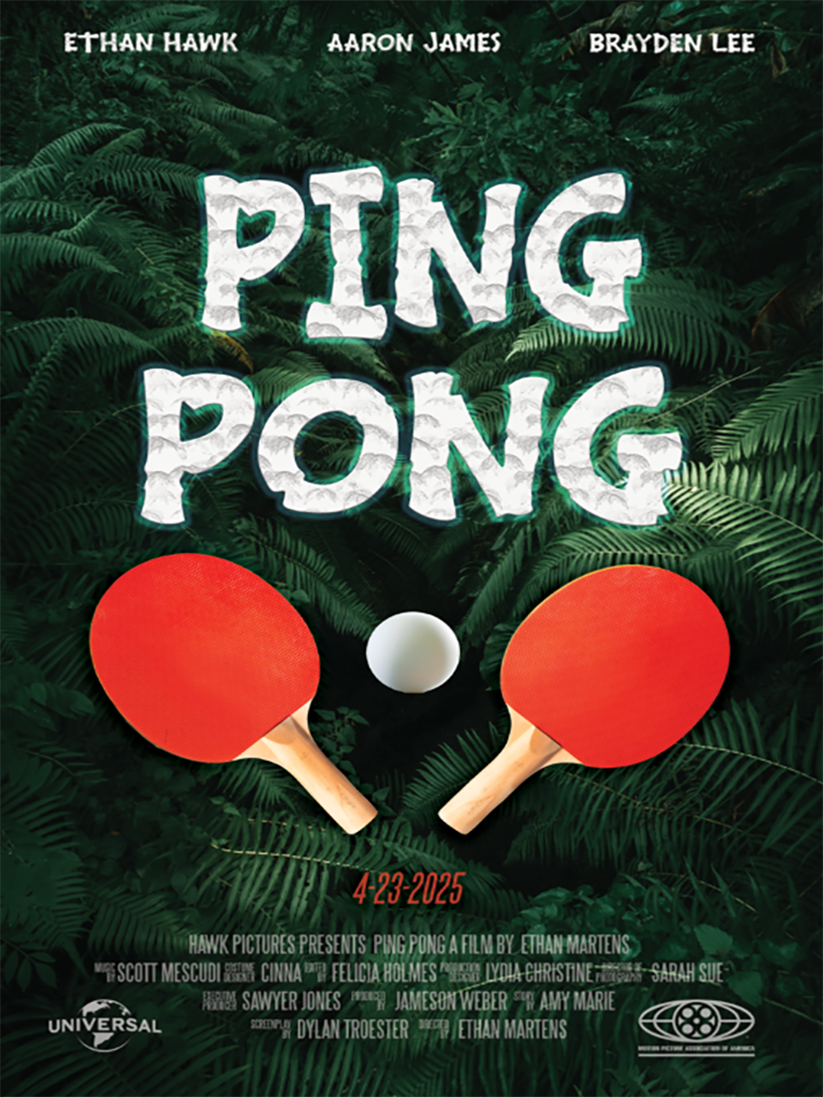 Ping Pong Movie Poster Mockup